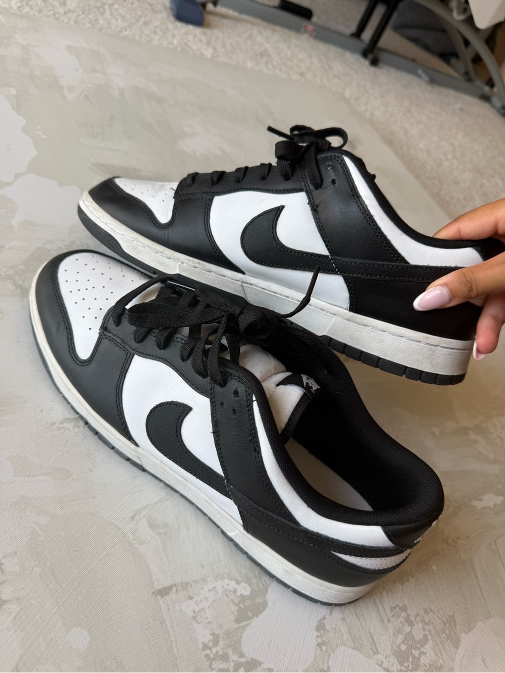Black & White panda dunks Low-Top Athletic Sneakers for Men